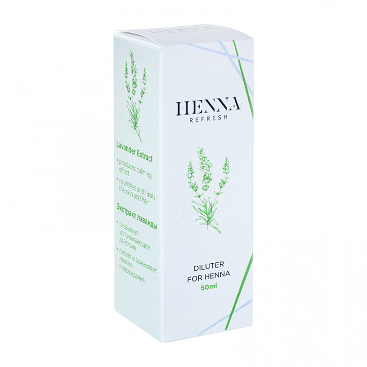 Раствор для хны HENNA REFRESH с экстрактом Лаванды