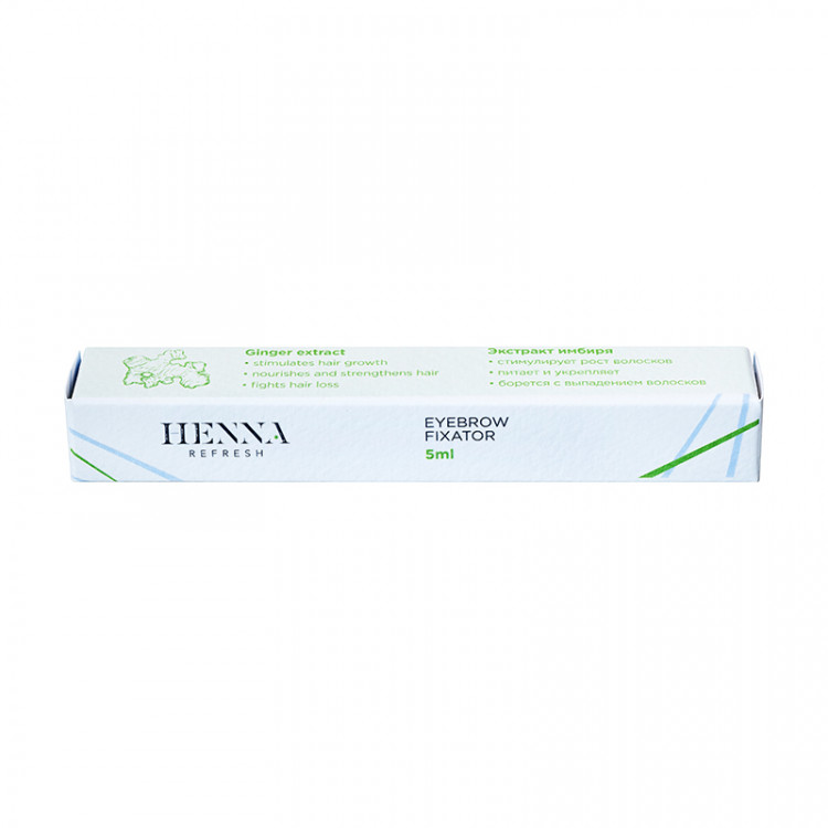 Фиксатор для бровей HENNA REFRESH с экстрактом Имбиря и Соевым белком