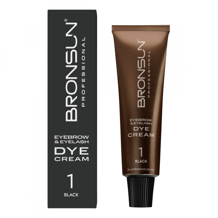 Крем-Краска BRONSUN для ресниц и бровей "Cream Dye"