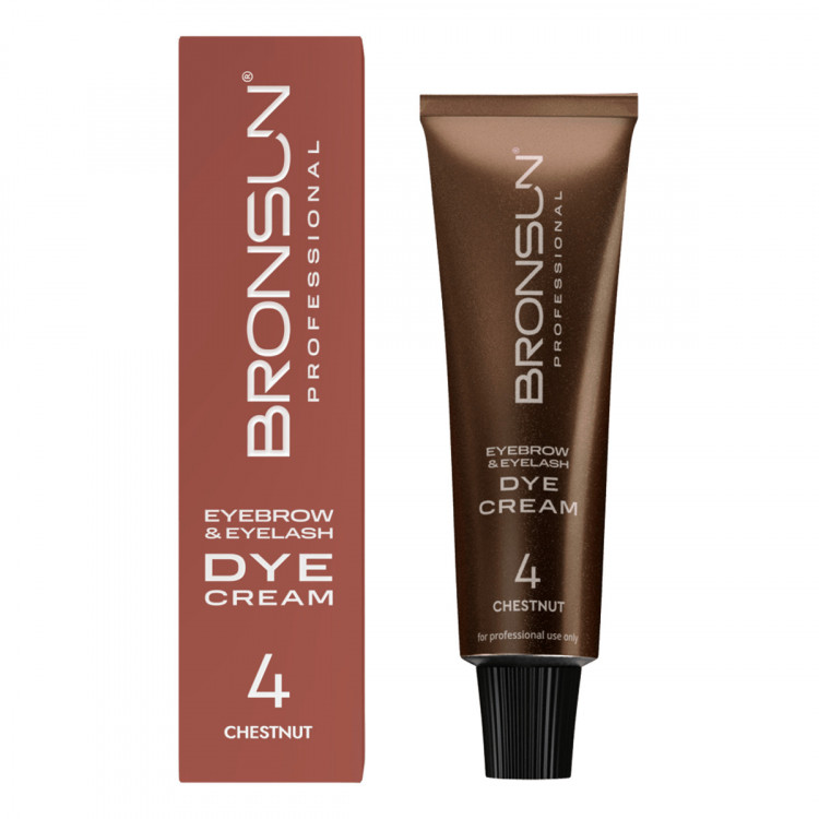 Крем-Краска BRONSUN для ресниц и бровей "Cream Dye"