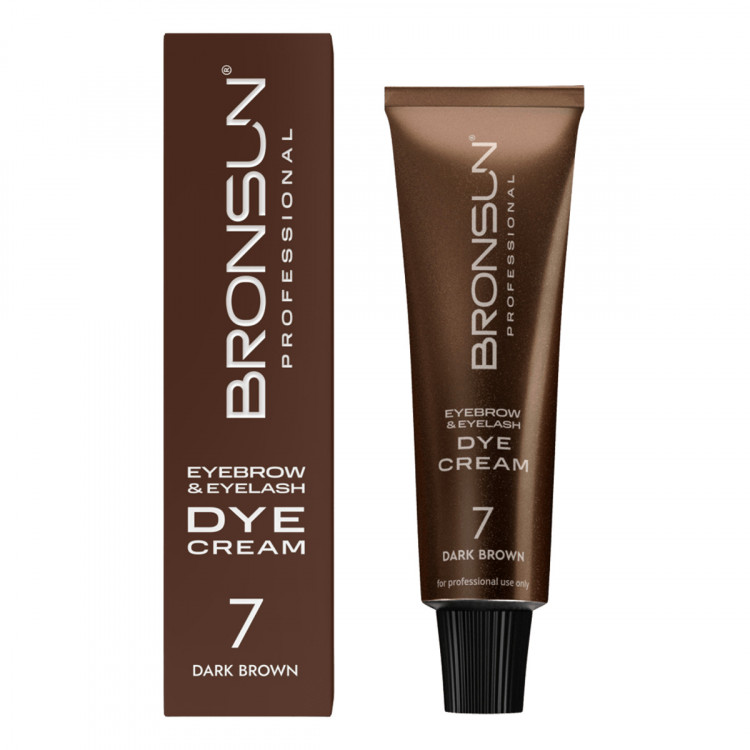 Крем-Краска BRONSUN для ресниц и бровей "Cream Dye"